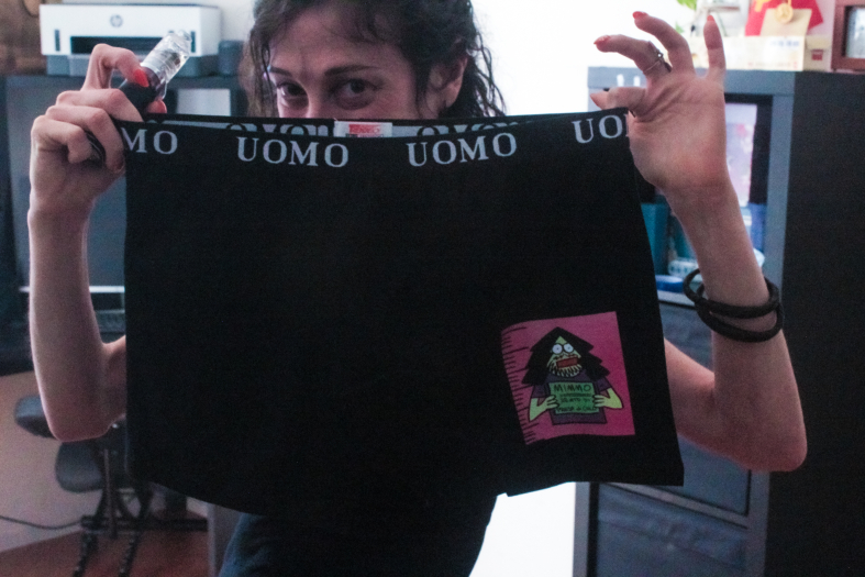 DTF pressato su boxer UOMO