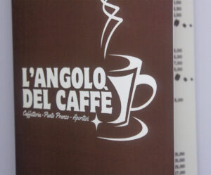 Menù del bar L'Angolo del Caffè, primo piano